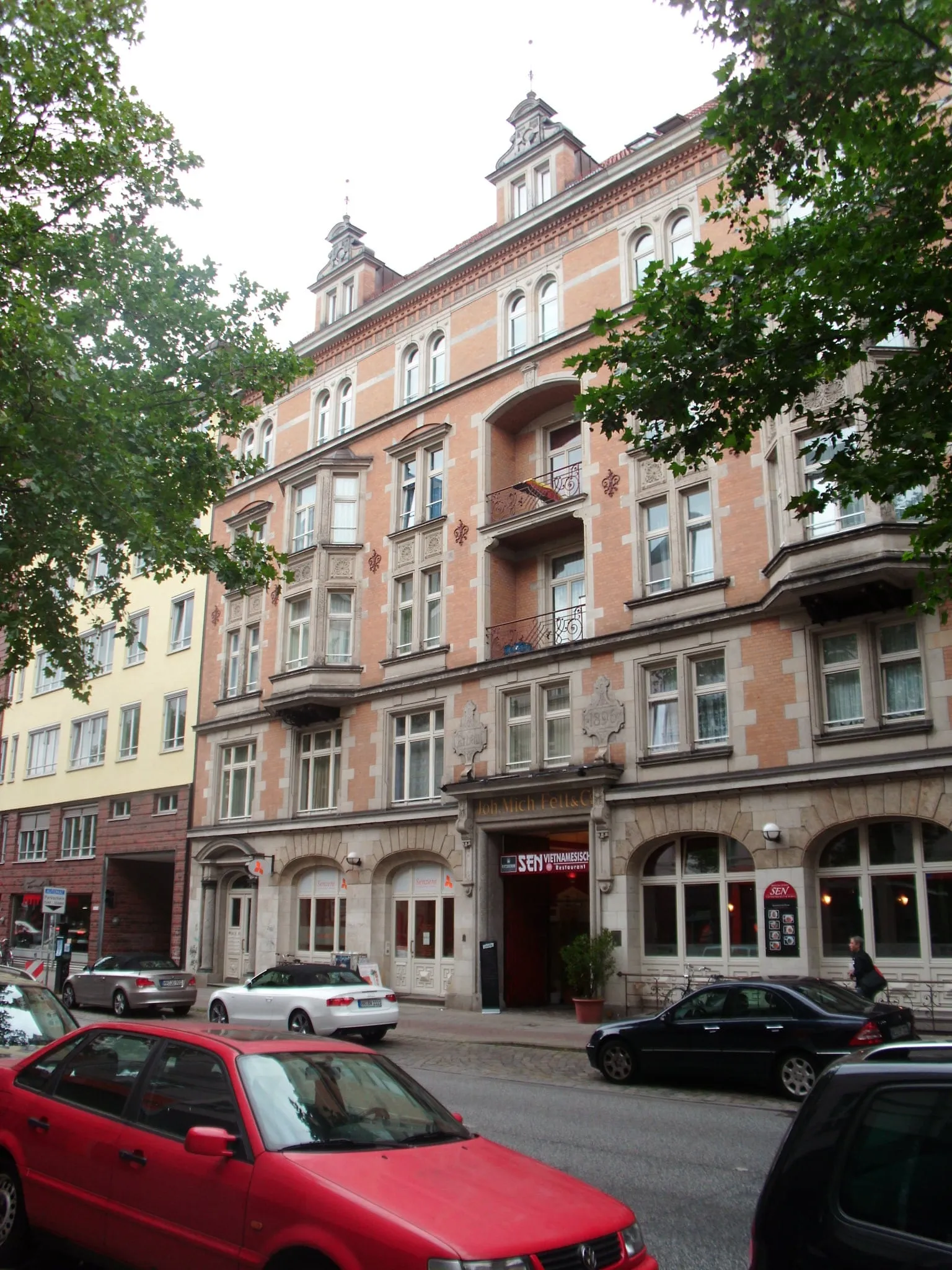 Edificio de 1896 en la Schanzenstraße 58 de la Sternschanze, en Hamburgo, dirección de Ruff’s Burger (antes Otto’s Burger)