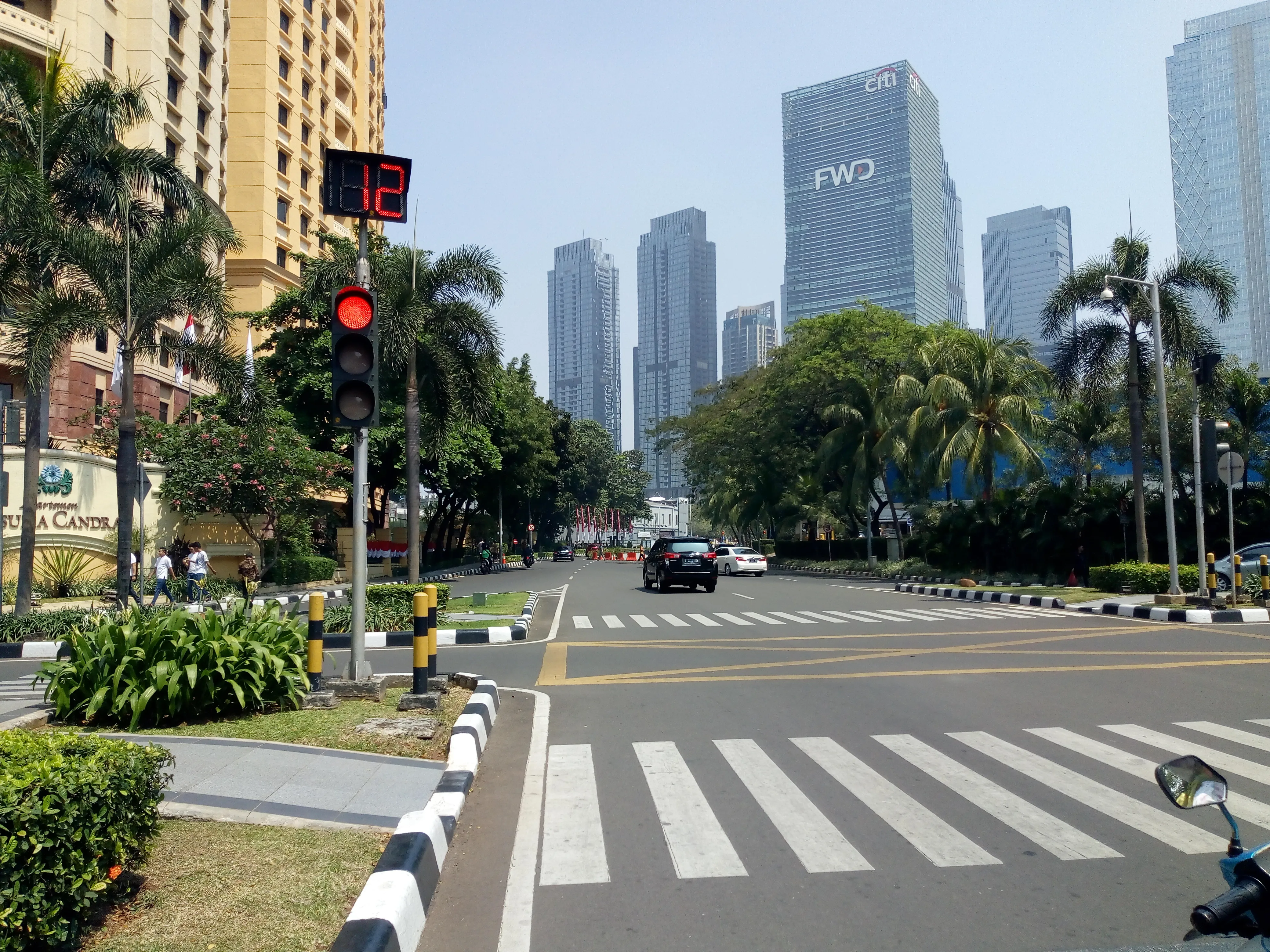 Office towers of SCBD in Jakarta, the business district home to Le Burger, Mogul Burger and Bobby’s Burgers