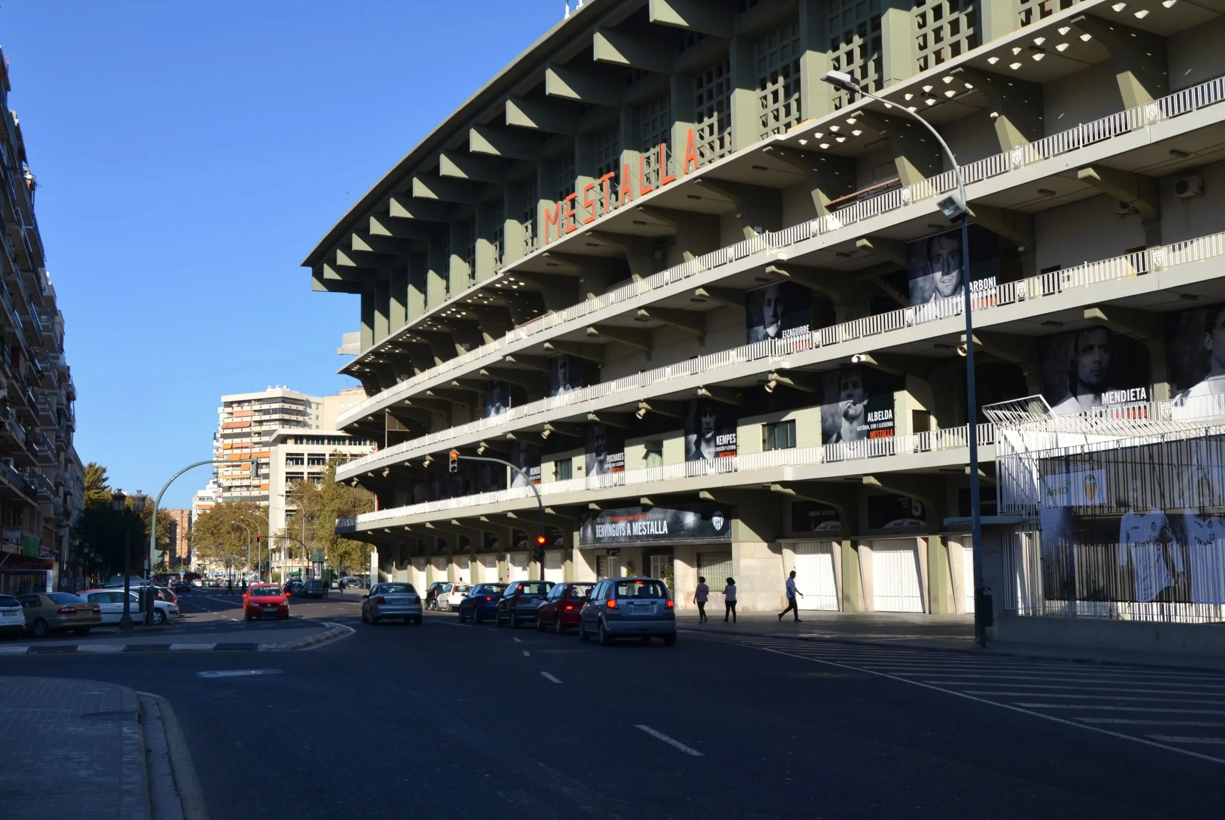 Estadio de Mestalla en la avenida de Suecia de Valencia, sede de The Champions Burger Valencia 2026