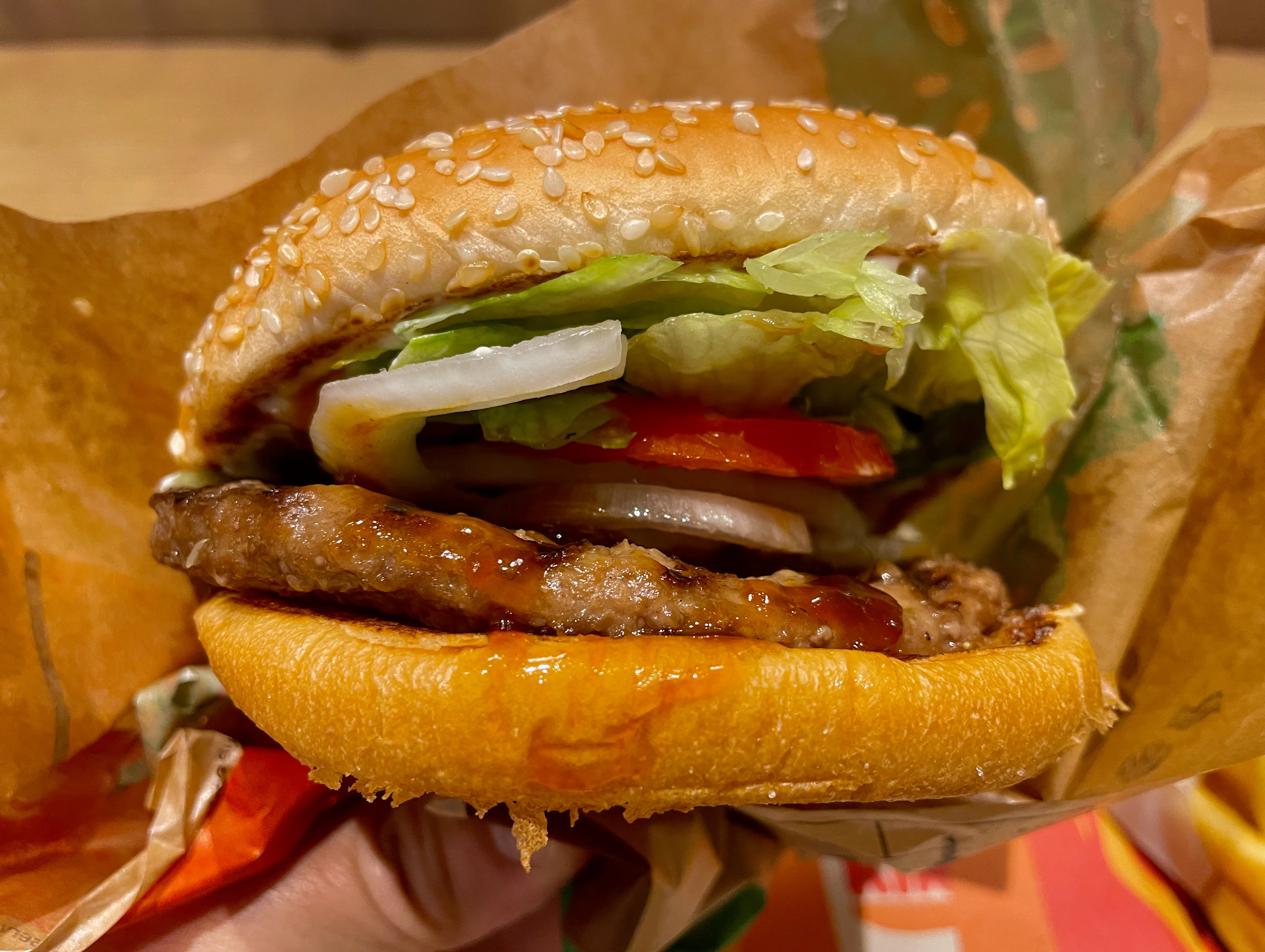 Teriyaki Whopper from Burger King Japan