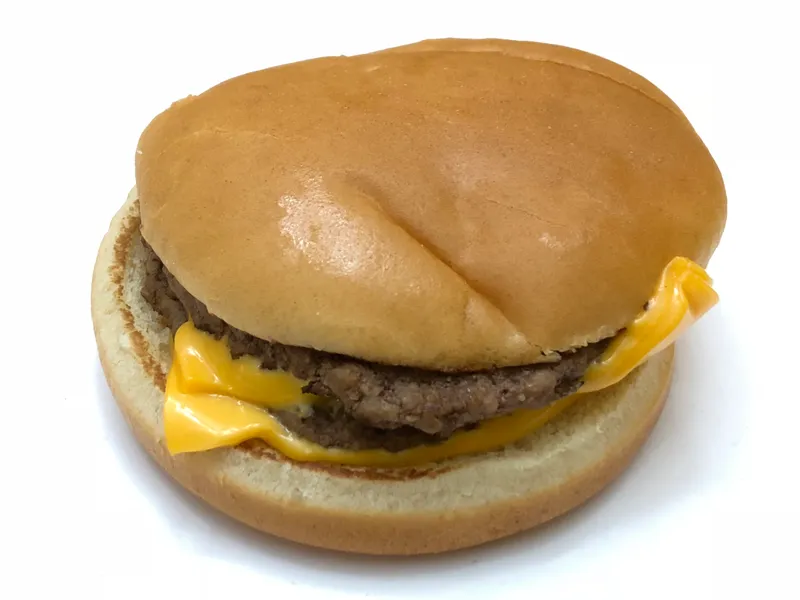 McDonald's Double Cheeseburger, the burger given free to MyMcDonald's Rewards members on National Cheeseburger Day 2026