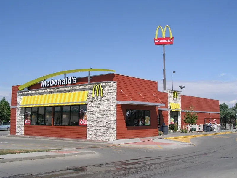 McDonald's restaurant exterior in daylight for new McDonald's burgers 2026 value-menu update