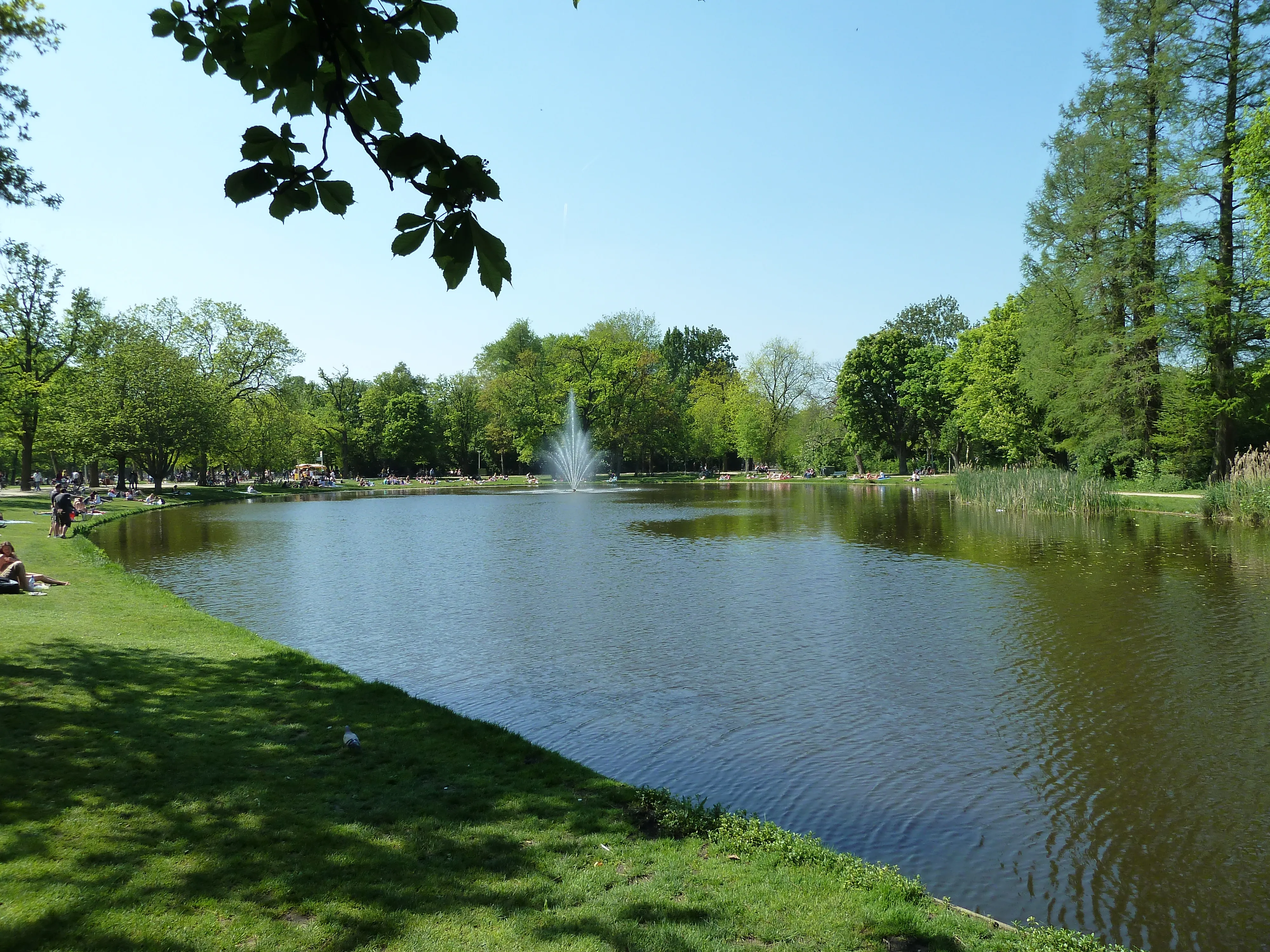 Le Vondelpark à Amsterdam, près de Ron Gastrobar sur la Sophialaan