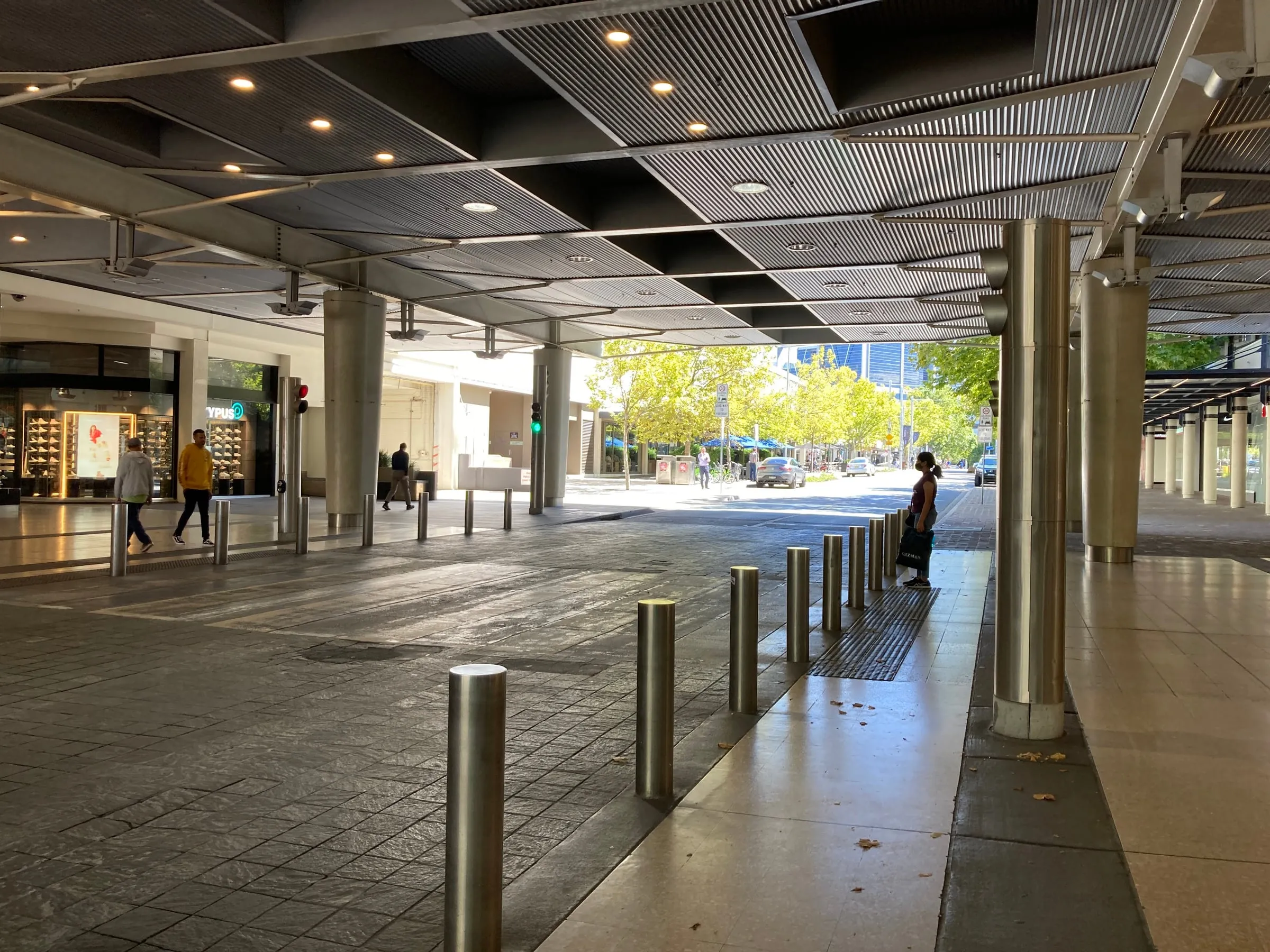 Le centre commercial Canberra Centre sur Bunda Street à Civic, qui abrite le Grill’d le plus central de Canberra