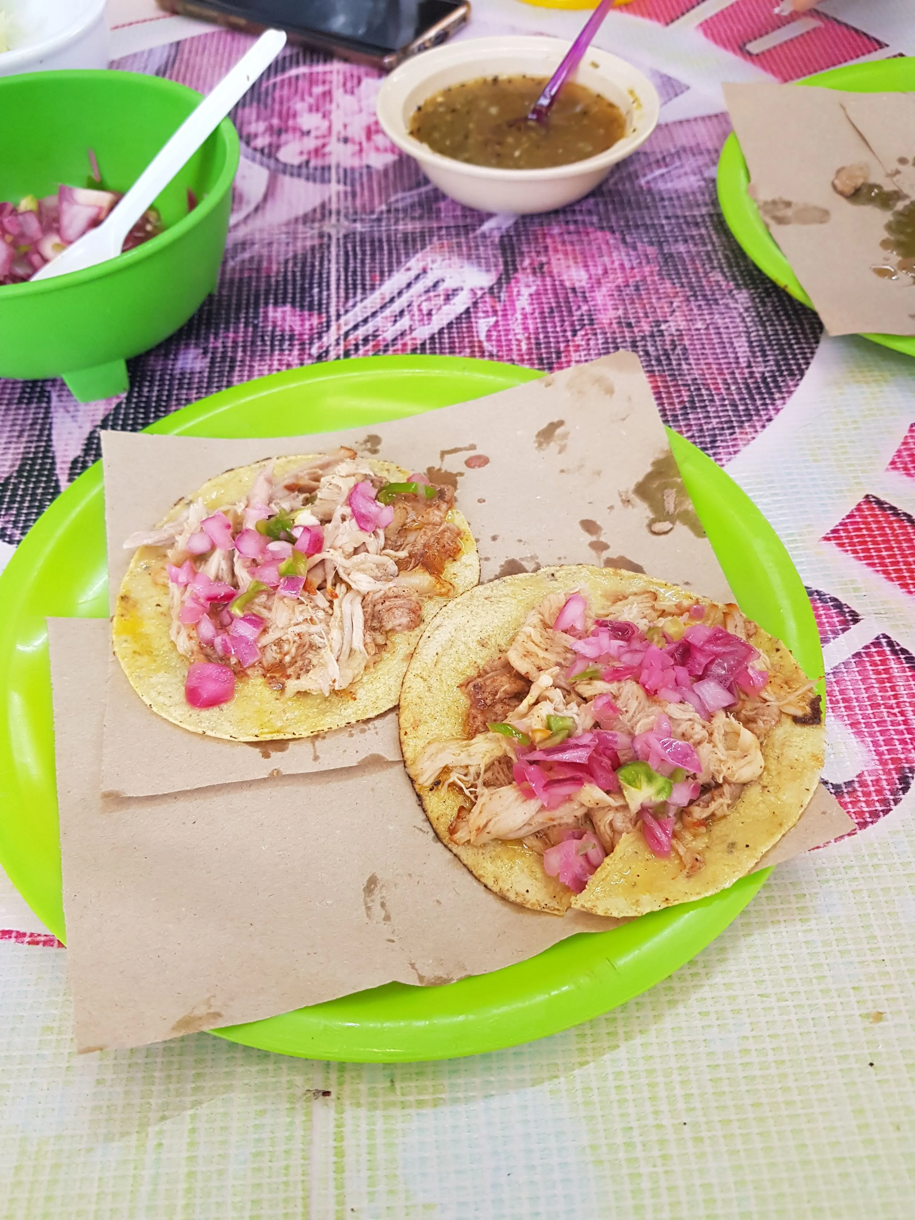 Cochinita pibil tacos at Mérida’s Santa Ana market, a classic of Yucatecan cuisine