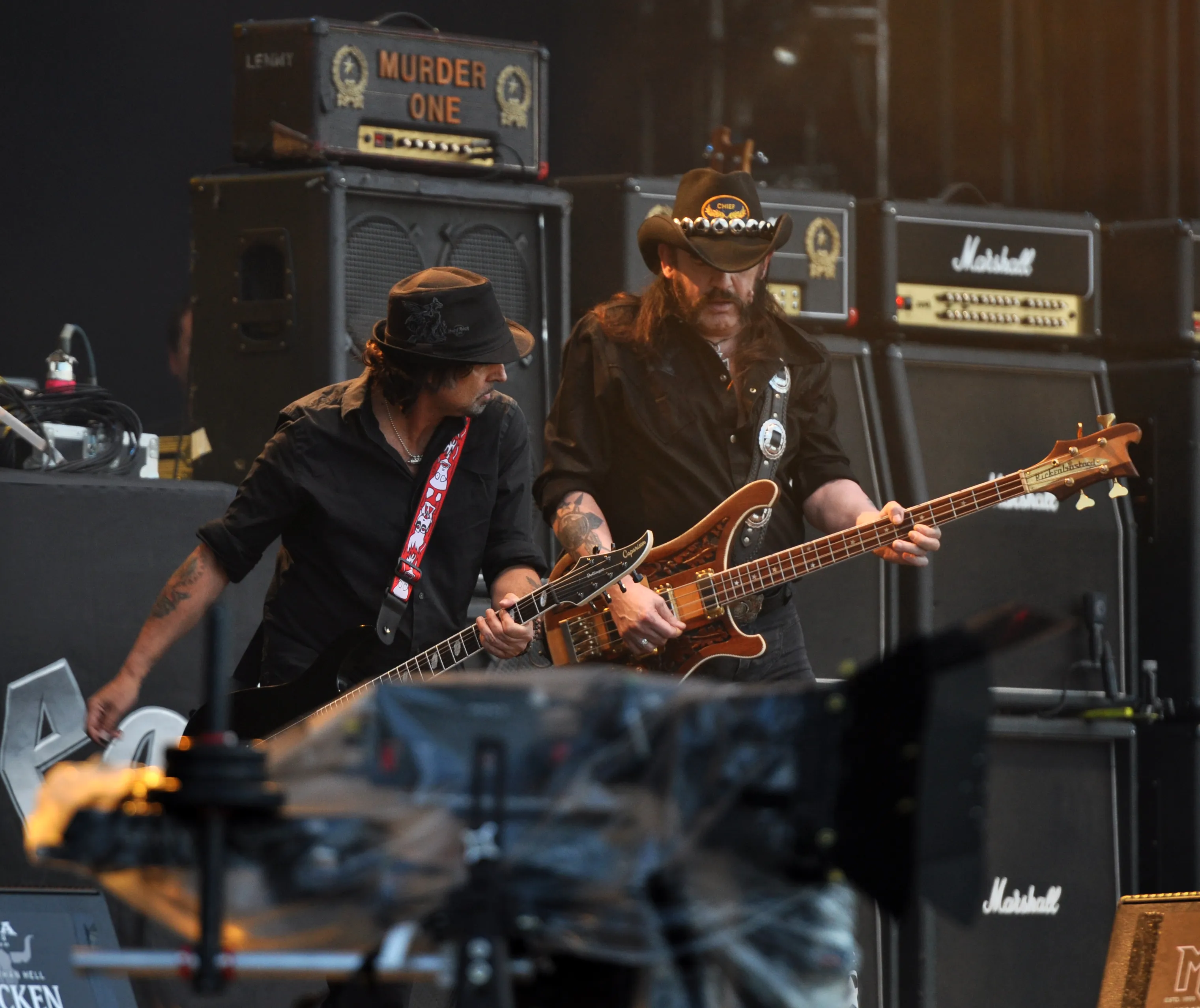 Lemmy Kilmister of Motörhead, the inspiration for The Lemmy burger at Lawless Burgerbar Jakarta, at Wacken Open Air 2013