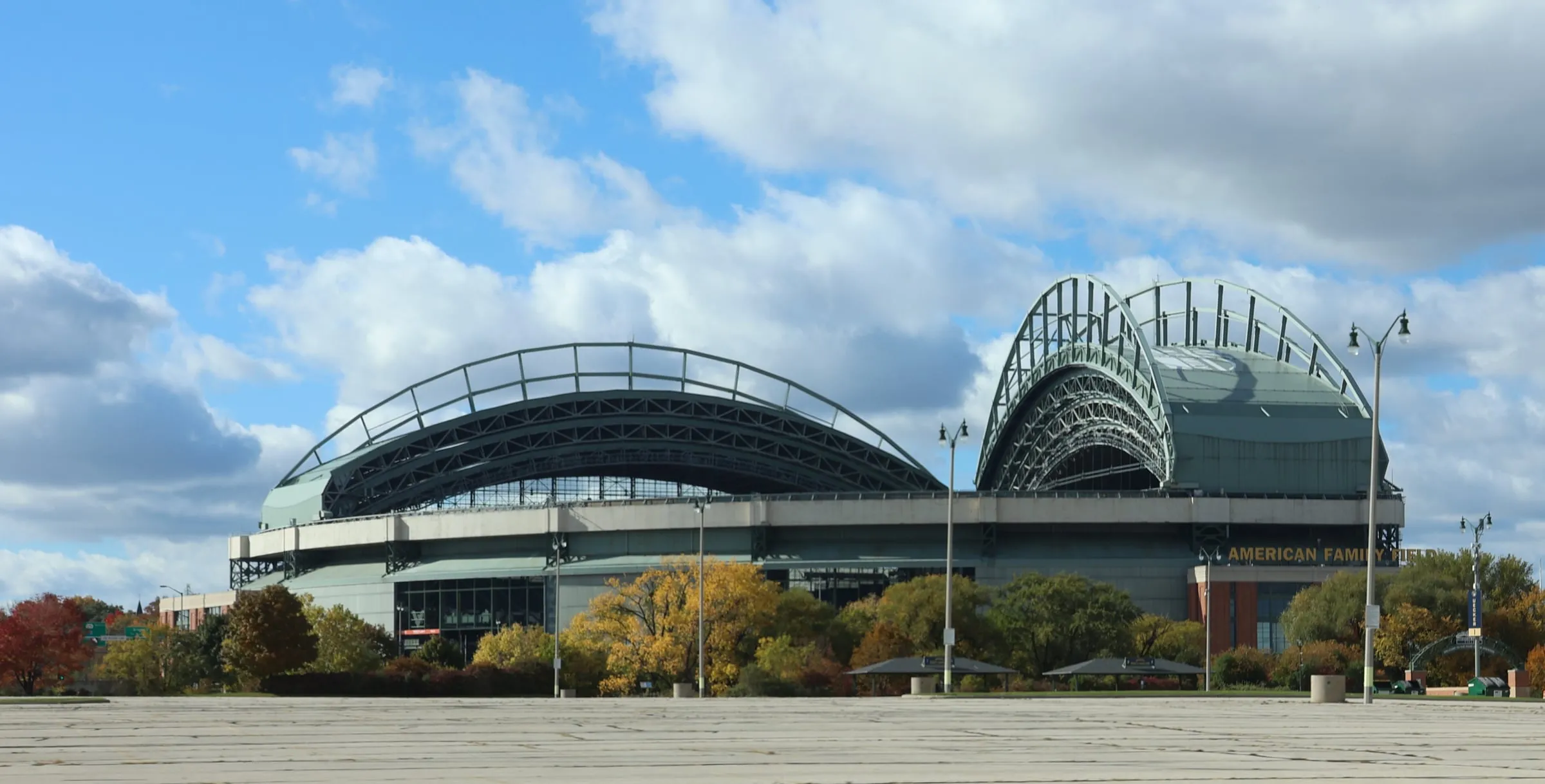American Family Field, le stade des Brewers de Milwaukee, près du Culver’s de Miller Parkway à West Milwaukee