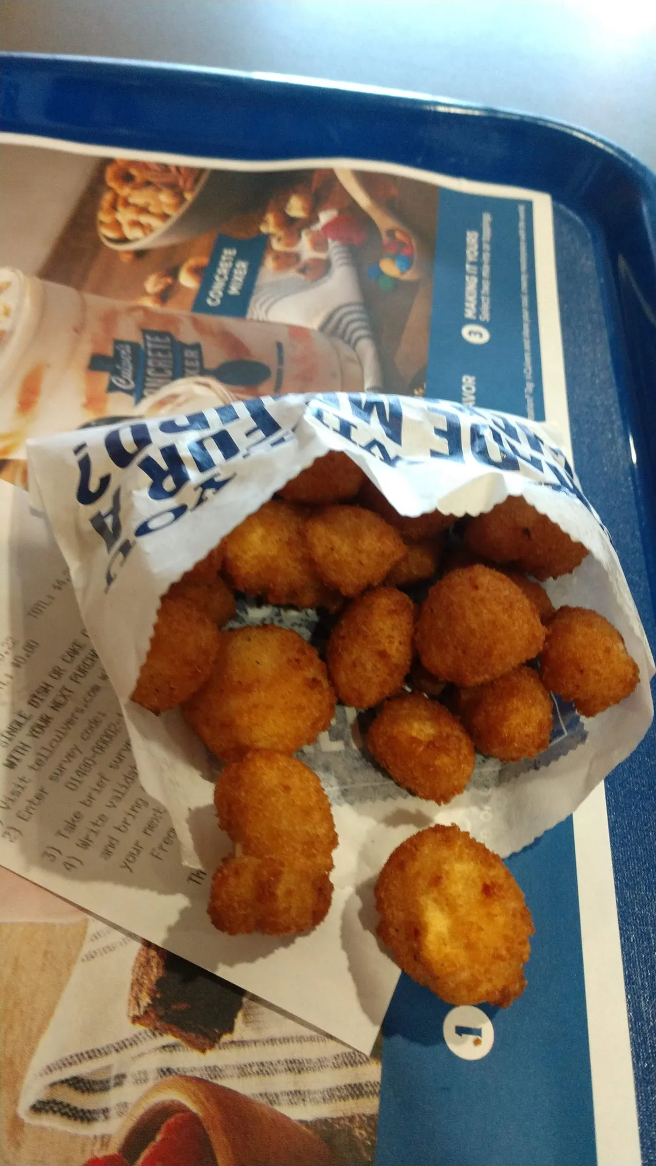 Wisconsin Cheese Curds de Culver’s, caillé de fromage pané et frit