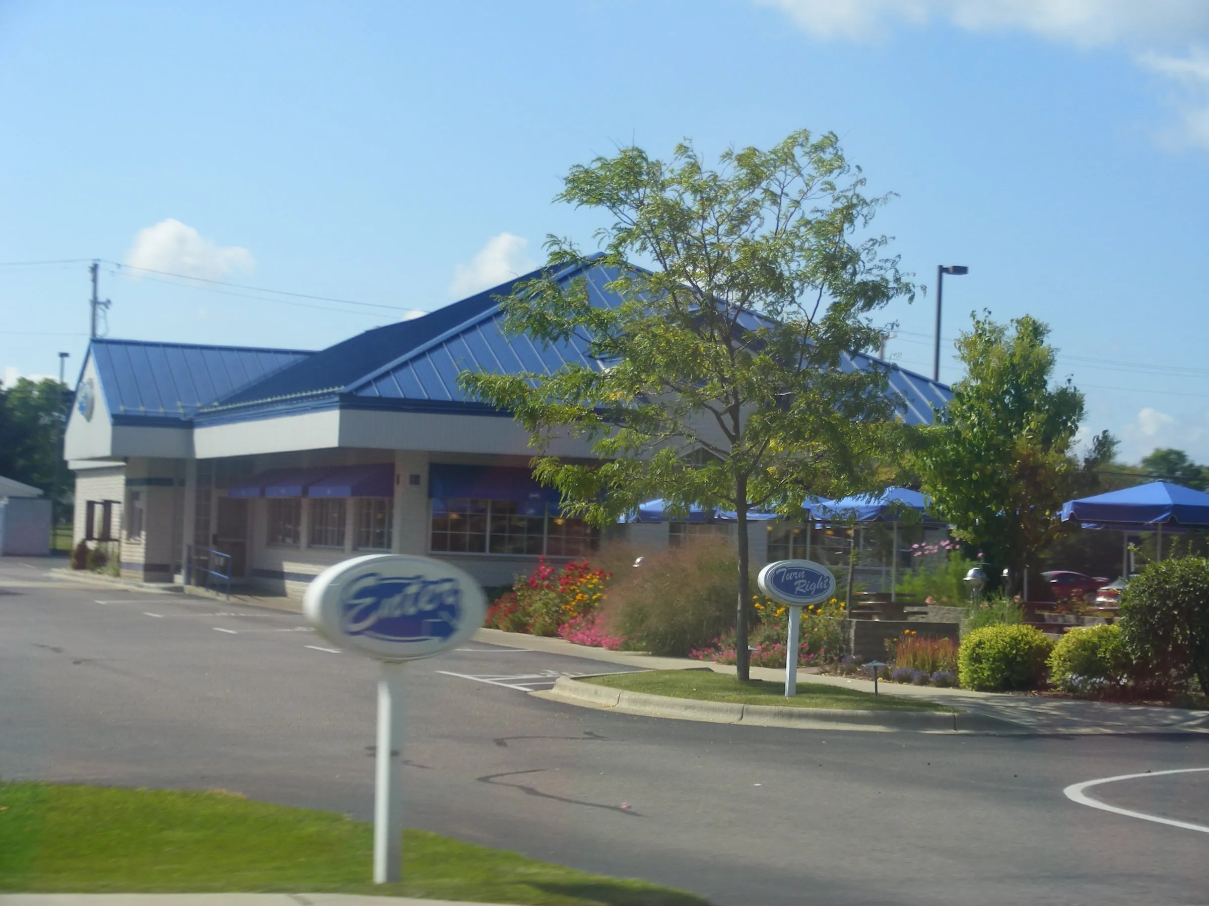 Le premier restaurant Culver’s à Sauk City, dans le Wisconsin, ouvert en 1984