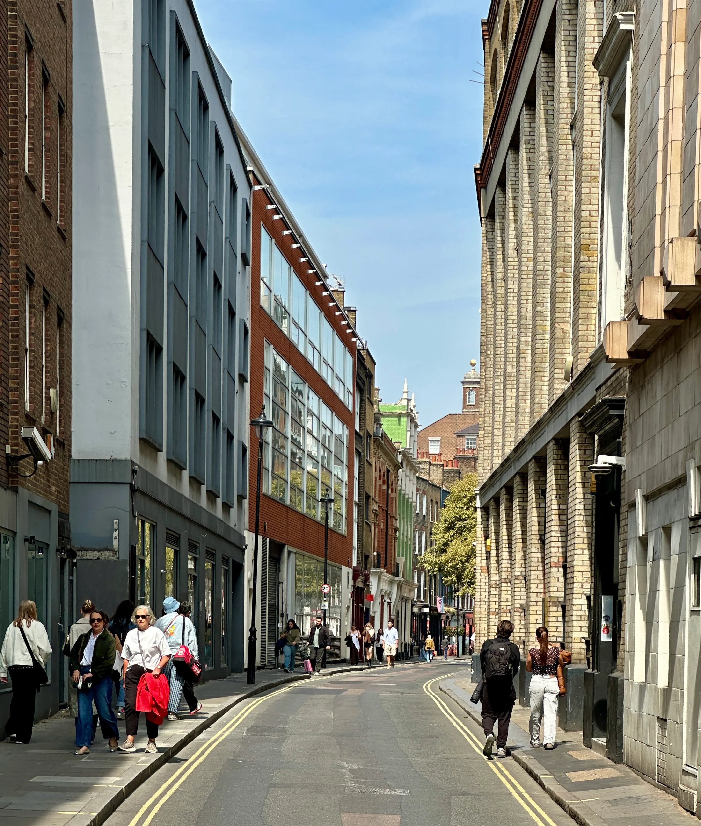 Brewer Street in Soho, London, site of the first Junk smash burger restaurant outside France