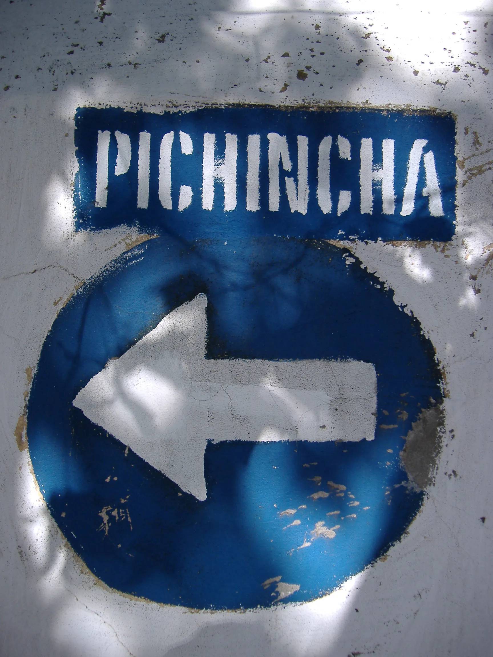 Pichincha street sign in Rosario, the bar quarter where Roses Burgers opened its first restaurant at Alvear 14 bis