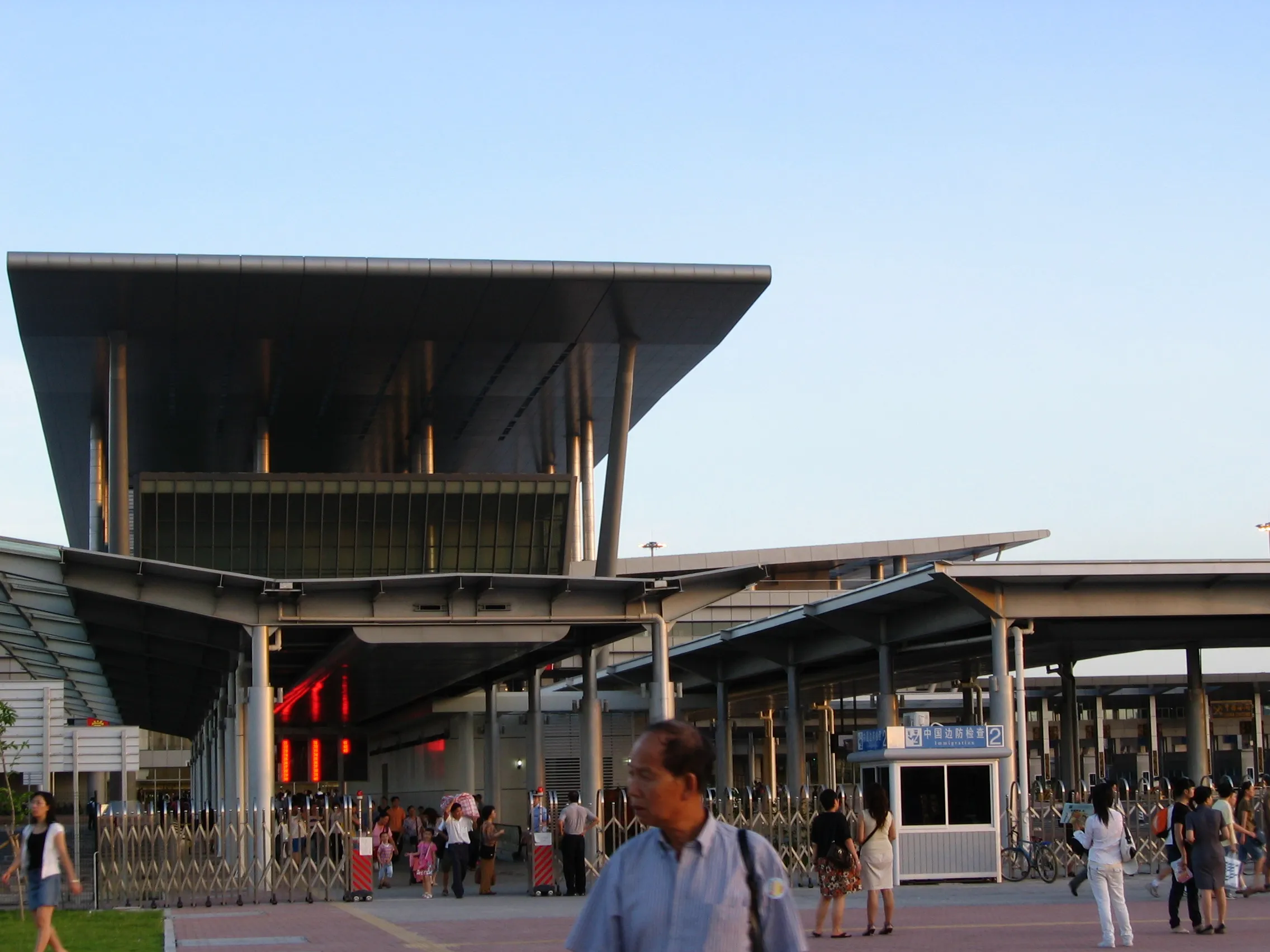 Shenzhen Bay Port passenger terminal, the Hong Kong–Shenzhen border crossing near Honbo Shenzhen