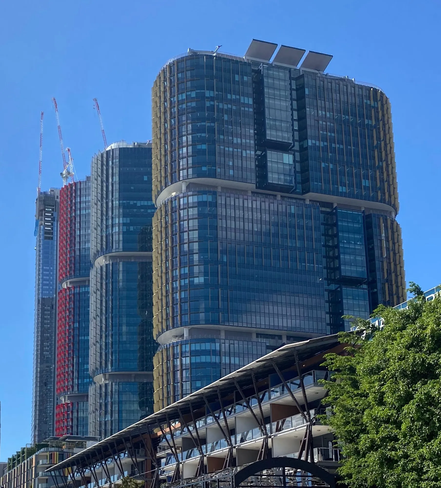 Barangaroo Avenue in the Sydney CBD, the street of Grill’d Barangaroo
