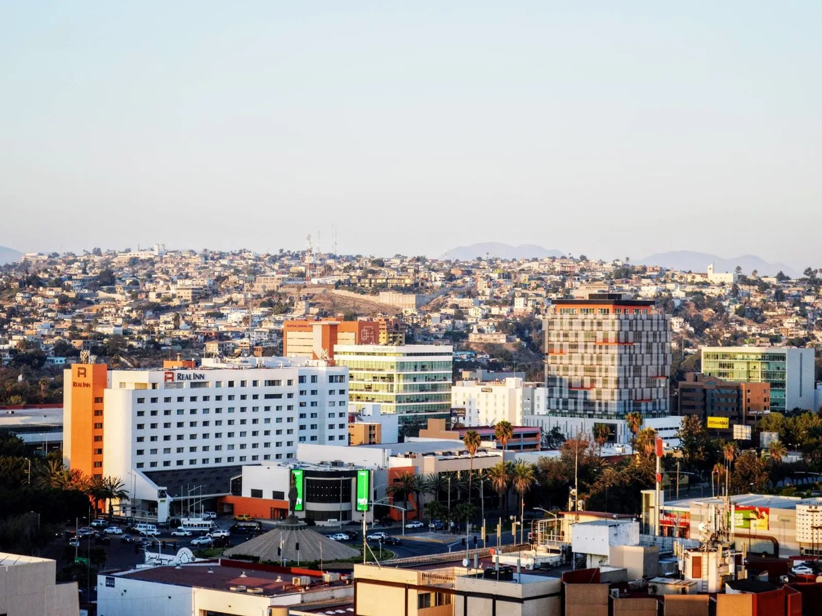 Vue de la Zona Río de Tijuana, le quartier où se trouve Misión 19, le restaurant Baja Med de Javier Plascencia