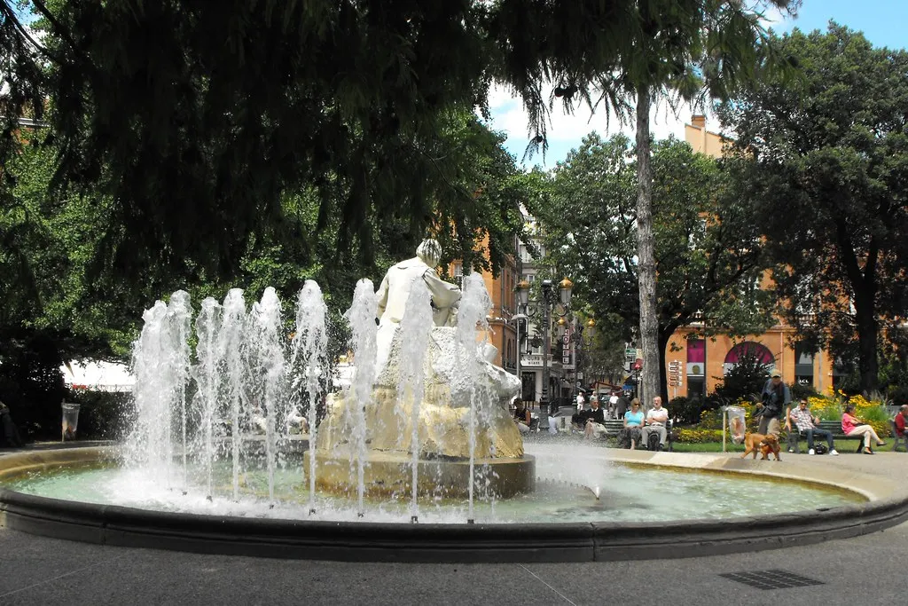 La place Wilson à Toulouse, à côté des allées du Président Franklin Roosevelt où se trouve Big Fernand Toulouse Wilson